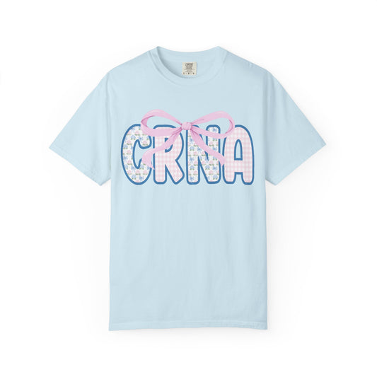 CRNA Garment-Dyed Unisex T-Shirt | Nurse Appreciation Gift, Graduation, Medical Tee, Cool Comfort Wear, Unique Gift Idea