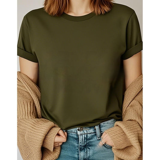 Blank T-shirt Minimalist Commuter Multi-color