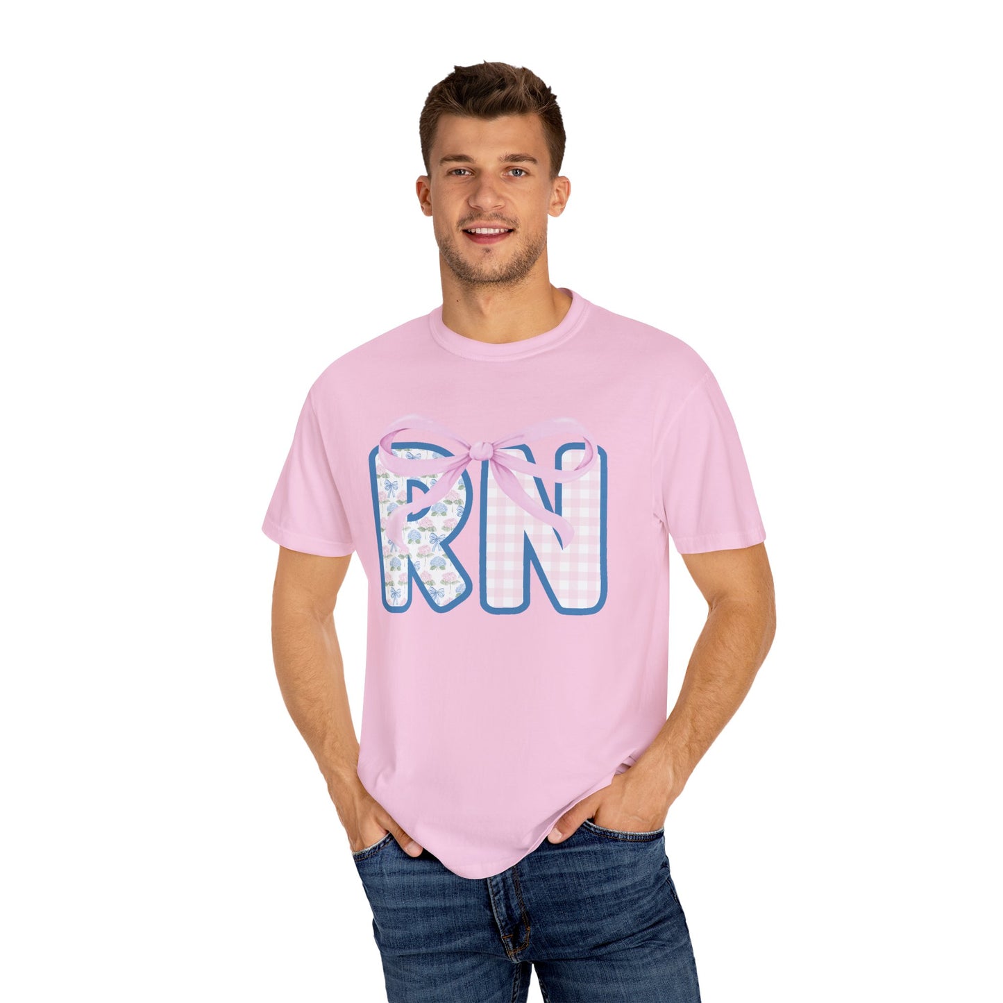 Cute RN T-Shirt, Perfect for Nurses, Gift for Healthcare Workers, Comfortable Casual Wear, Summer Style, Appreciation Gift