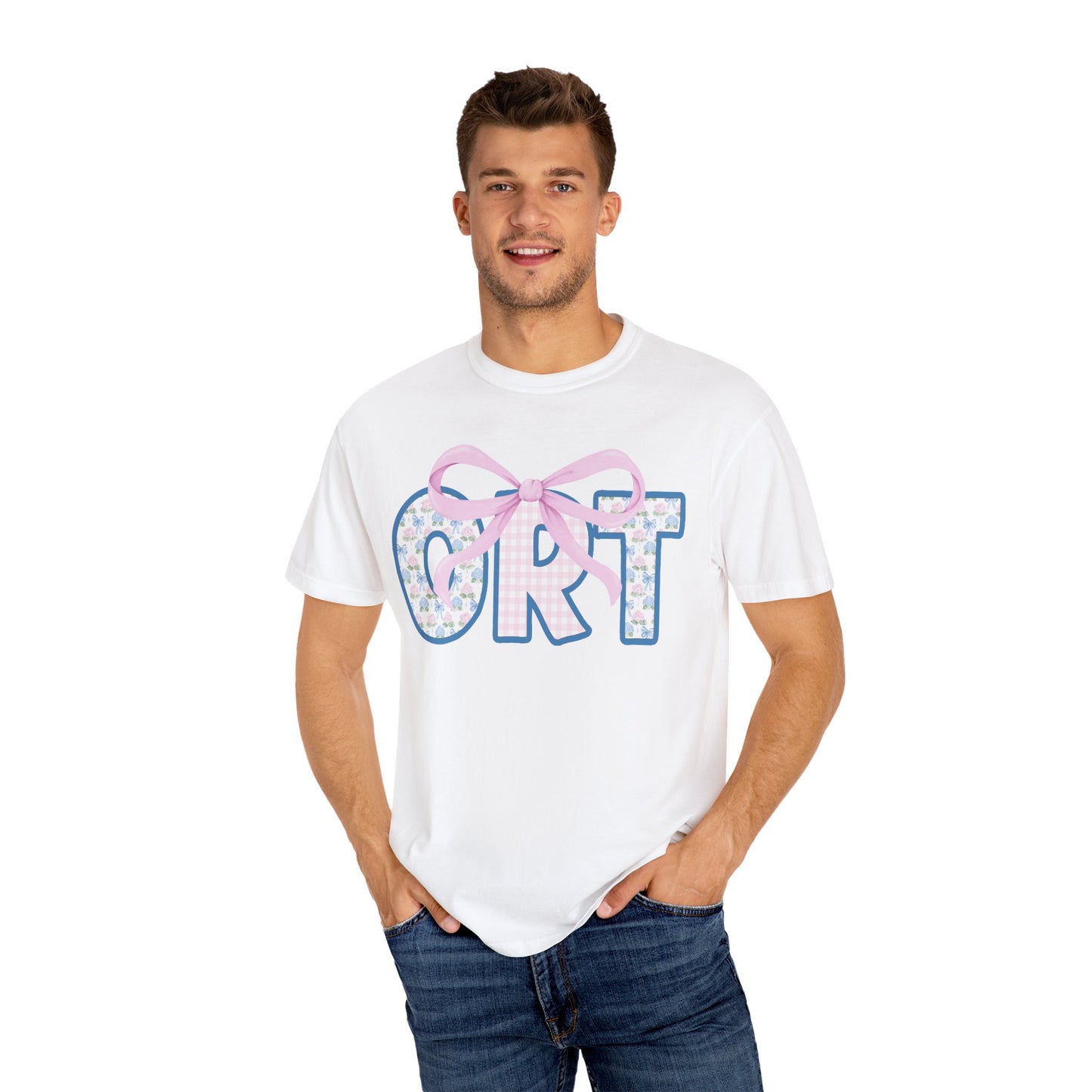 Charming Graphic T-Shirt with Bow Design, Cute Casual Tee, Gift for Her, Birthday Top, Unique Gift Idea